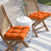 Burnt orange shop outdoor chair cushions